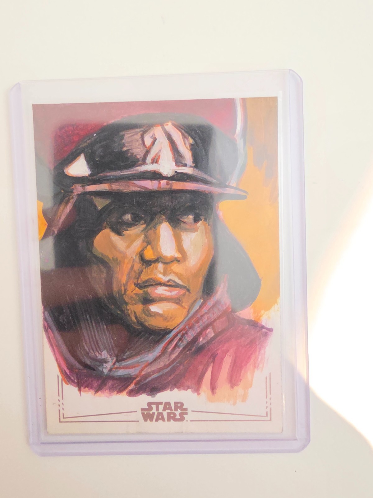 Star Wars Chrome 2026 CAPTAIN PANAKA SKETCH BY ADAM EVERETT BECK