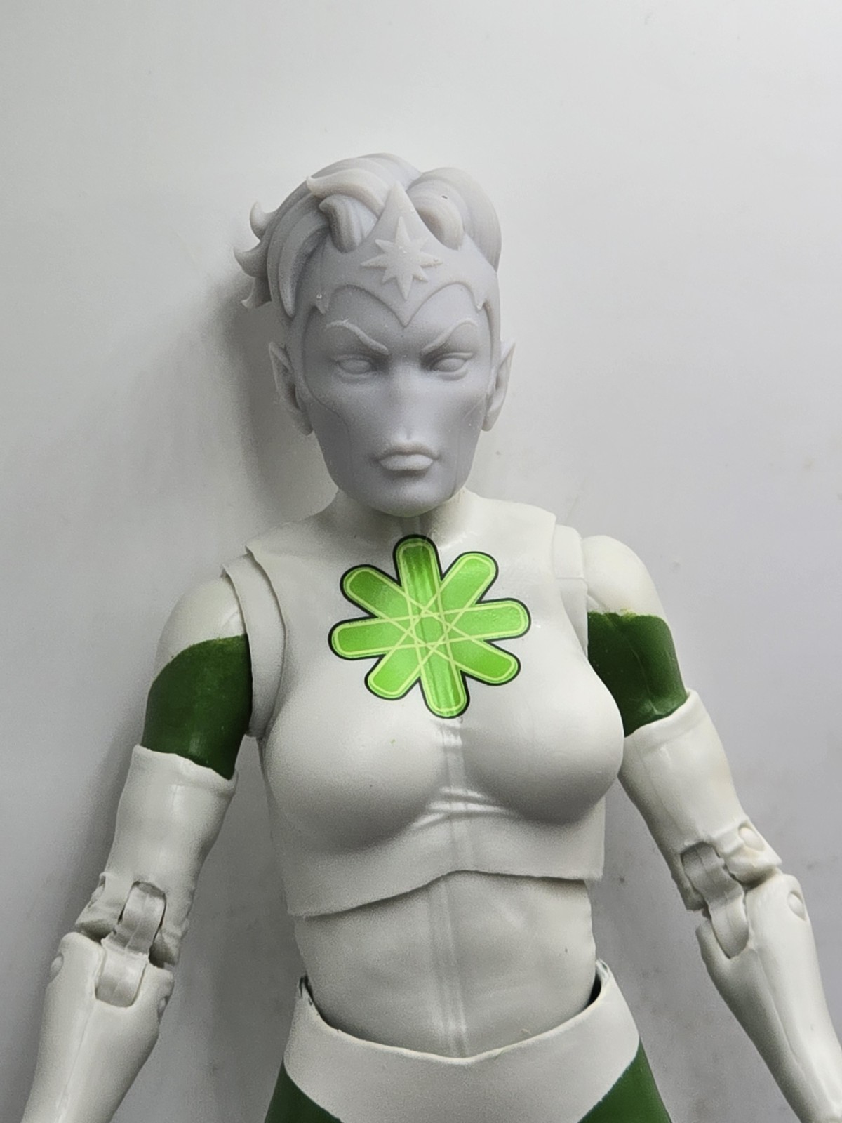 Stampa 3d SAPPHIRE LIGHT MISS BLOSS HEAD 1/10 7" Seleziona DC Multiverse 
