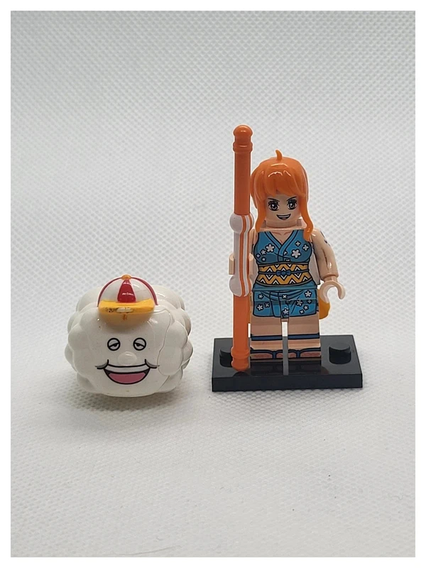 Figurine Type Lego - One Piece - Nami (Lego-style figure)