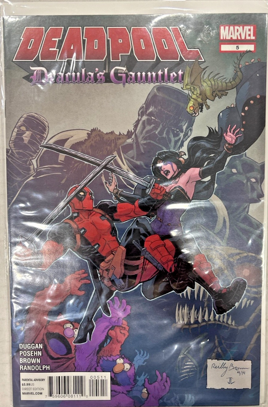 Deadpool Dracula's Gauntlet #5 Marvel Comics 2014 Edizione Diretta VG FS