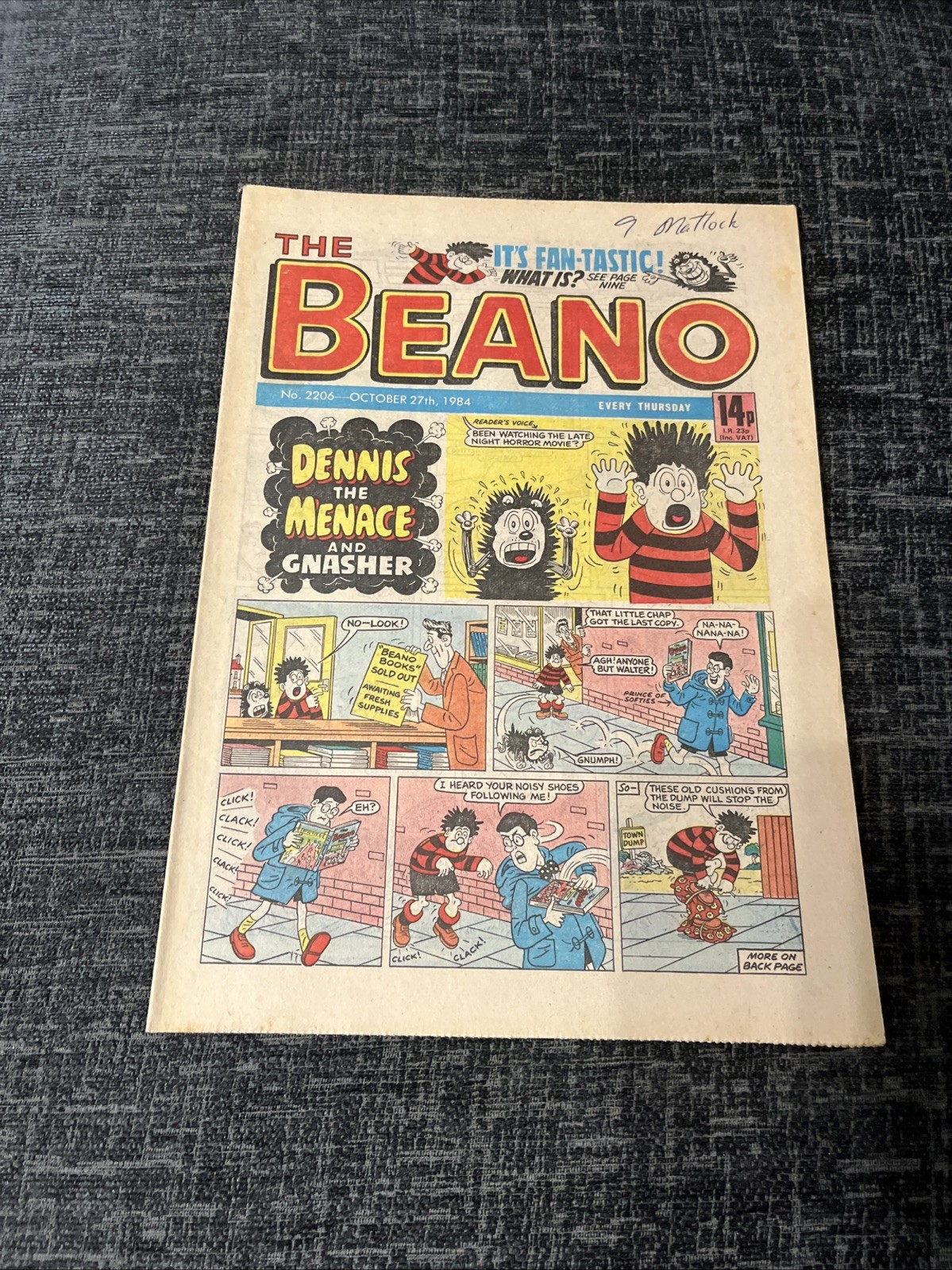 Beano Comic - #2206 - 27 October 1984