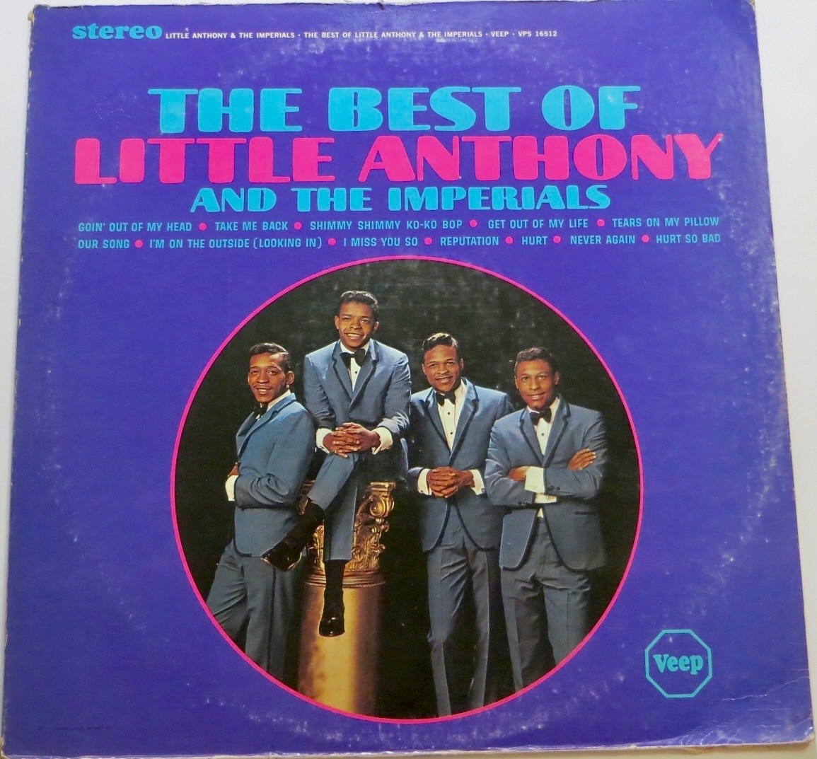 LITTLE ANTHONY & The IMPERIALS / THE BEST OF * 1965 * VEEP VPS 16512 EXC to NM