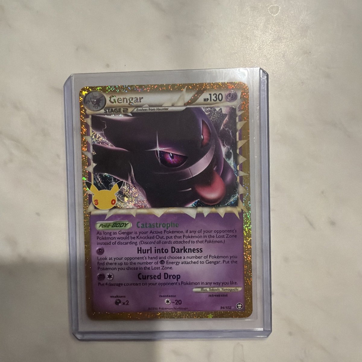 Gengar (Prime) 94/102 Collezione Classica 30° Celebrazione Ottime Condizioni 