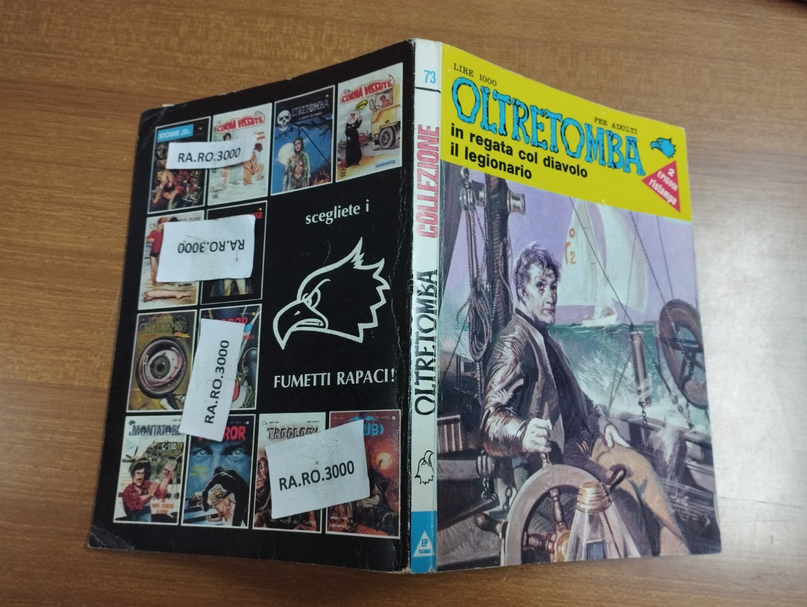"OLTRETOMBA COLLEZIONE" - FUMETTO N. 73 DEL FEBBRAIO 1983 - EDIZ. EDIPERIODICI