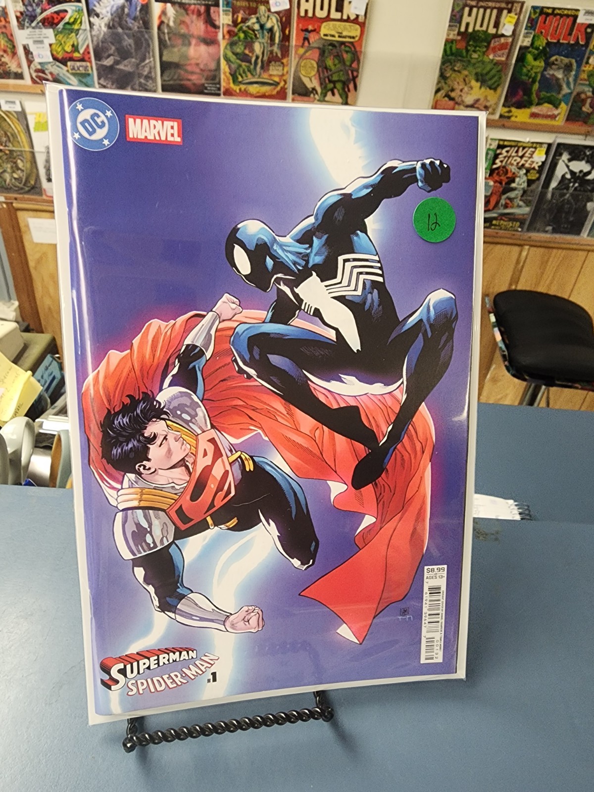 Superman/Spider-Man #1. Lotto di 16 copertine. Tutto come nuovo