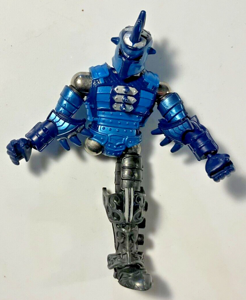 Mega Bloks 2006 Mag Warriors Blue Magnetic Figure Armor Knight pezzi di ricambio