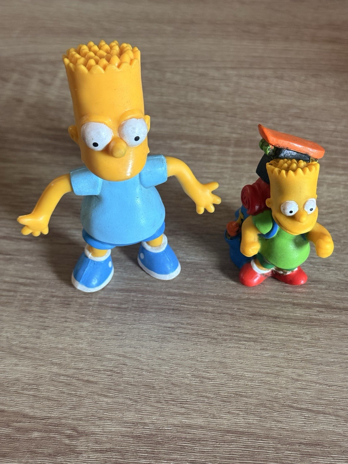 2 Bart Simpson Vintage 1990 Toy Figures
