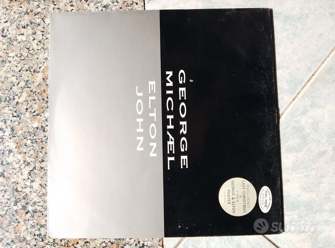 George Michael Elton John Vinile Vintage 33giri. +