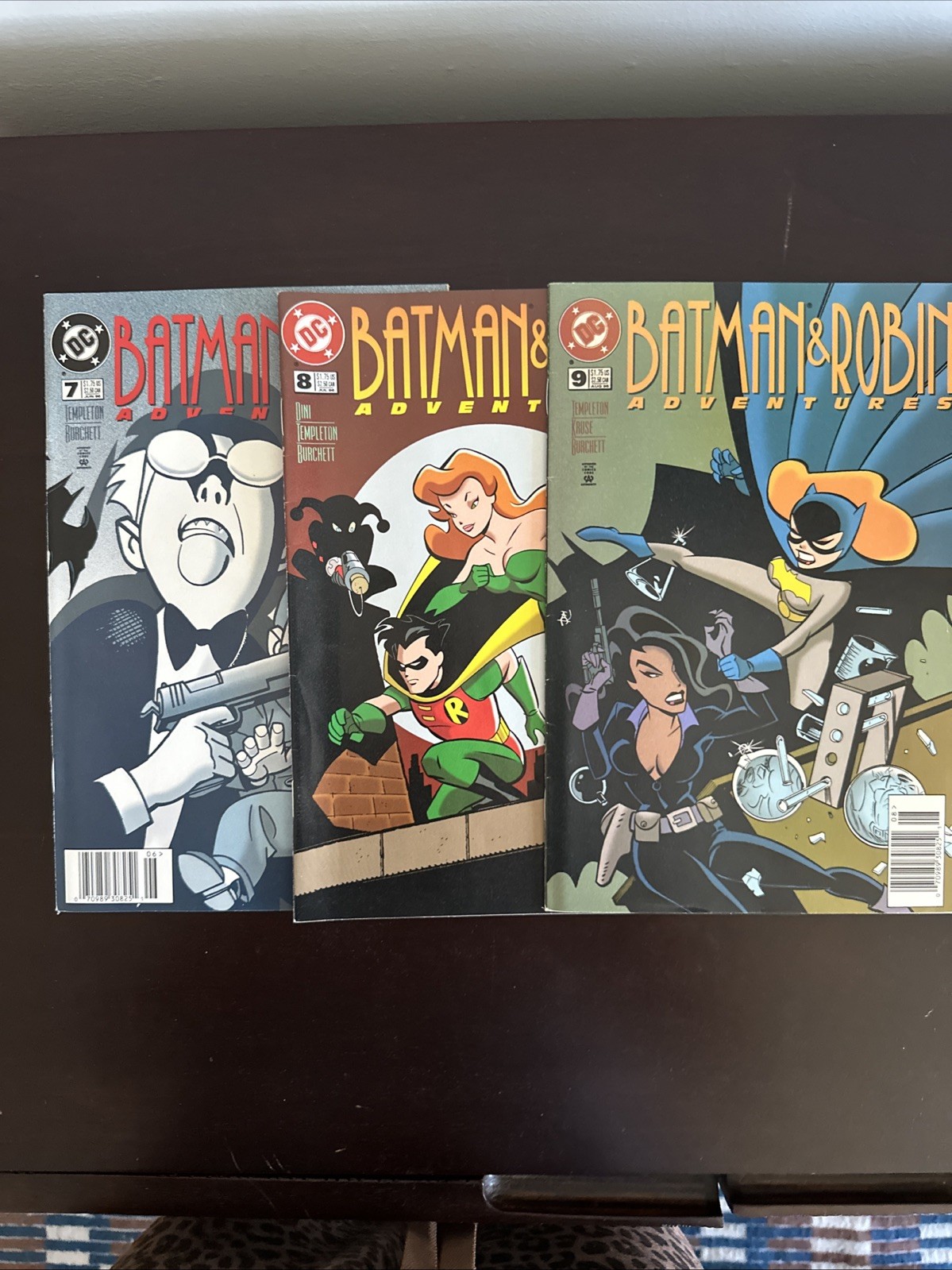 The Batman and Robin Adventures Comics Lot 7, 8, 9 (1996)
