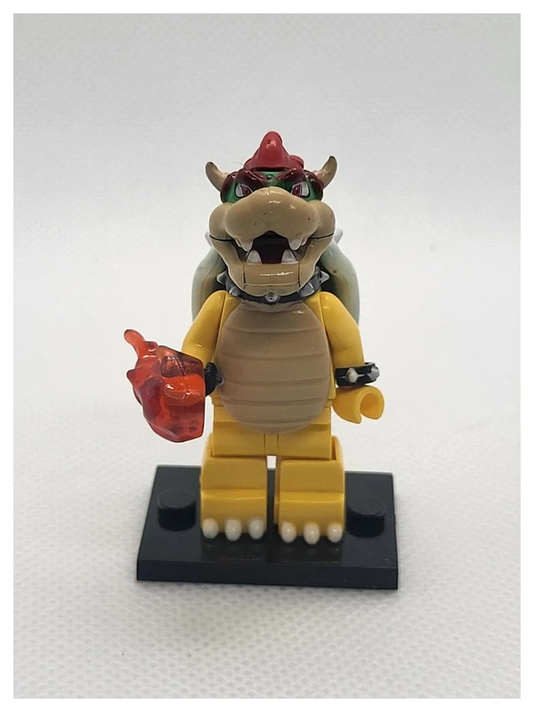 Figurine type Lego - super Mario - Bowser (Lego-style Figure)
