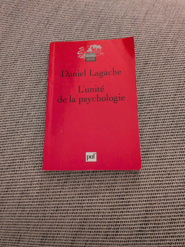 L'unité de la psychologie