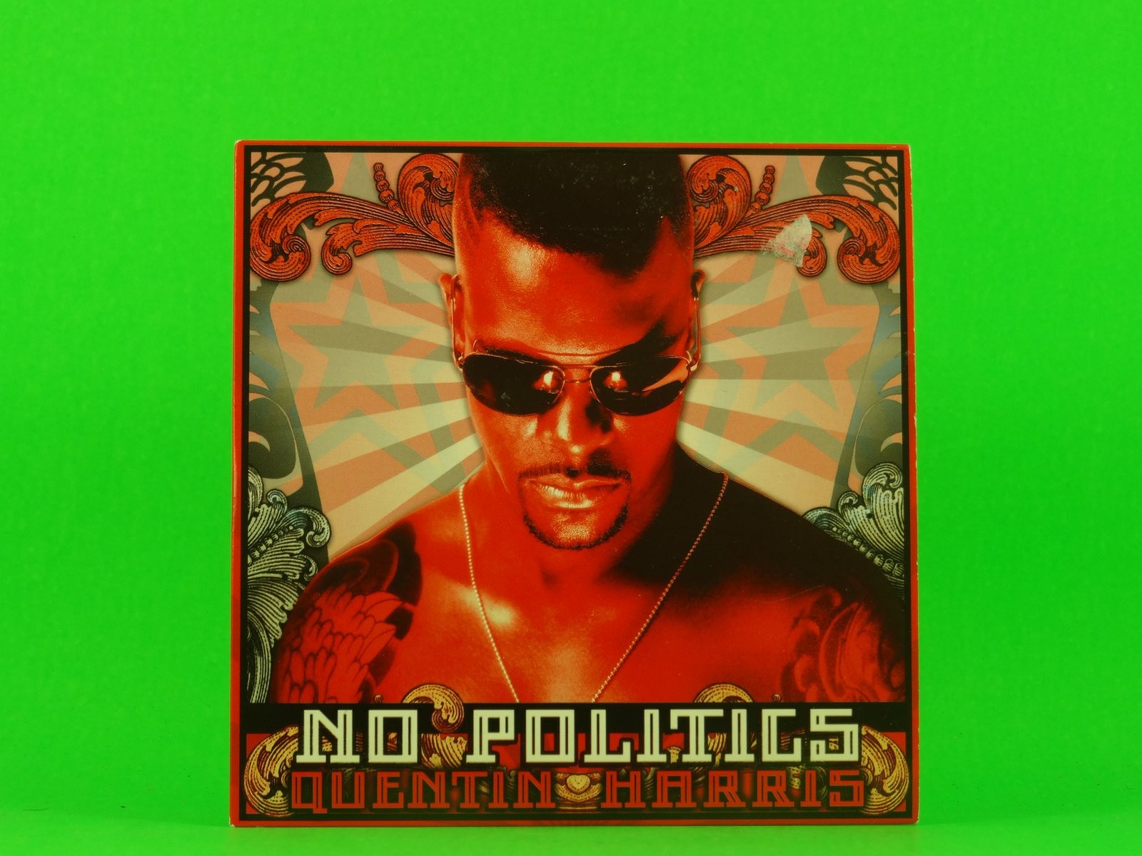 QUENTIN HARRIS NO POLITICS (CONTAINS SNIPPETS) (622) 13 Track Promo CD Album inc