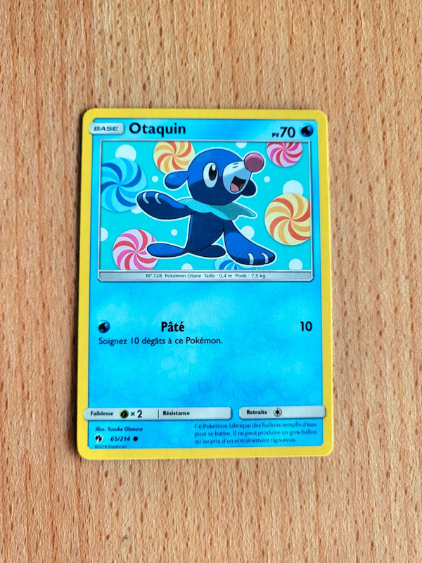 Carte Pokémon Otaquin 65/214 FR