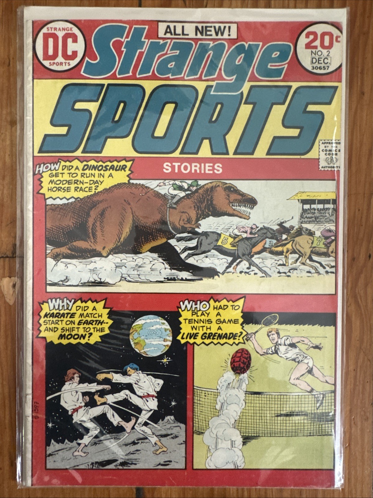 Strange Sports #2 DC 1972 Denny O'Neil Irv Novick Frank Robbins Dick Giordano