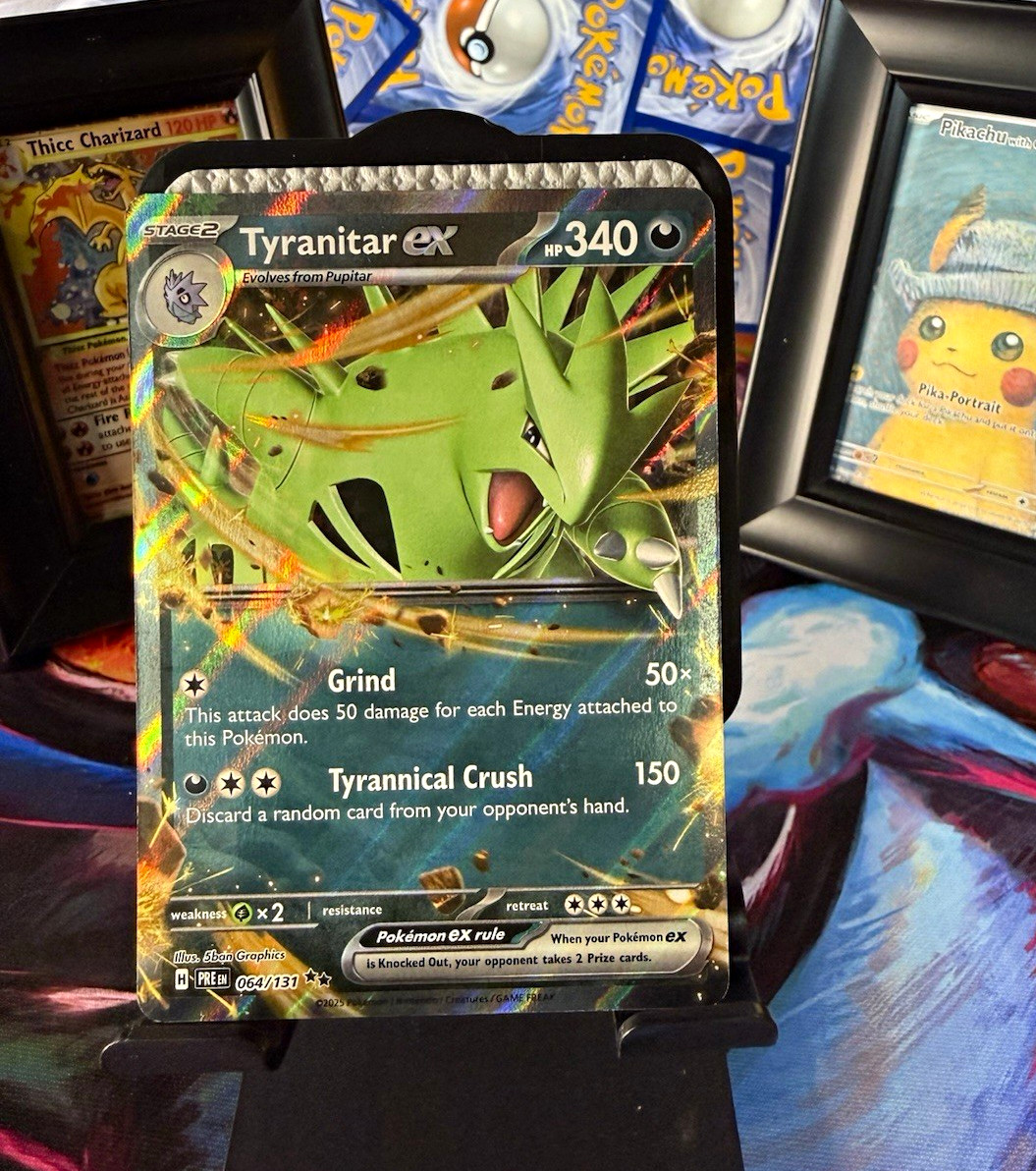 Tyranitar ex 064/131 Sv Evoluzioni Prismatiche Holo Doppio Raro