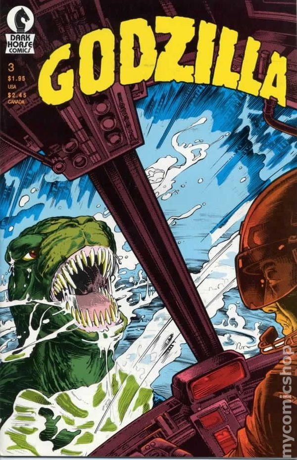 Godzilla #3 FN 1988 Immagine Stock