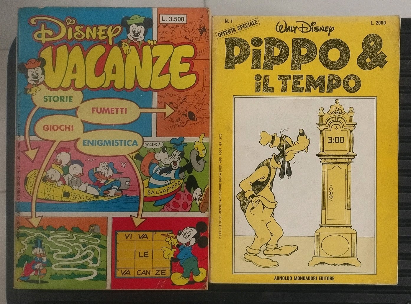 Disney Vacanze + Pippo e il tempo. 