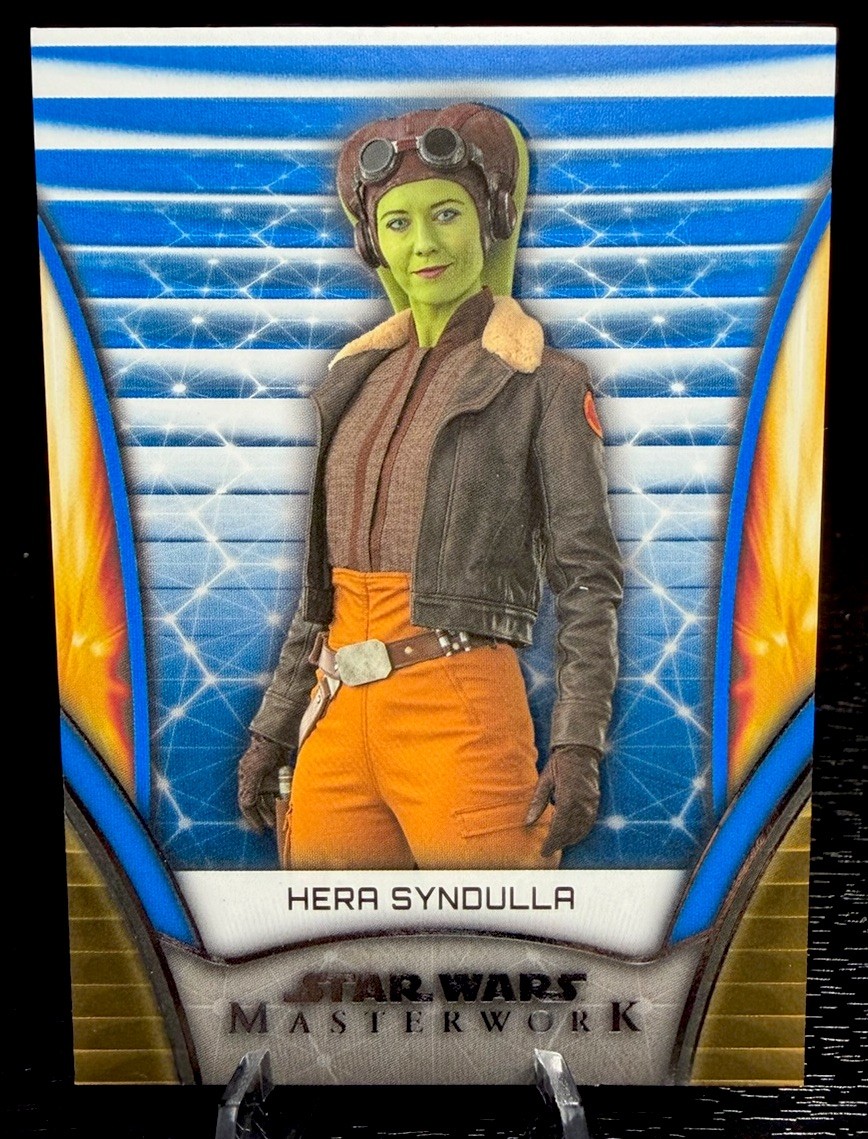 Topps Star Wars Masterwork 2025 Hera Syndulla Blue Parallel