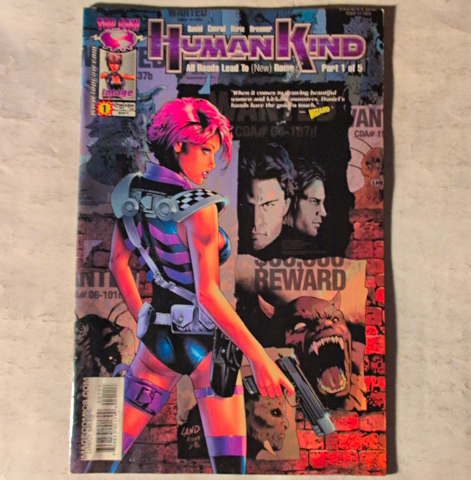 Humankind #1 (Top Cow) Ghost in the Shell Stand Alone Complex Promo Motoko