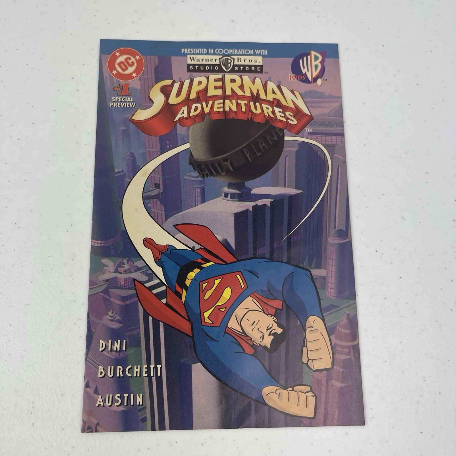 Superman Adventures 1 Anteprima Speciale DC Warner Bros 1996 Fumetto Dini Austin
