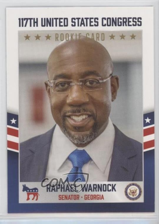 2021 Fascinating Cards US Congress Raphael Warnock #20 0h1