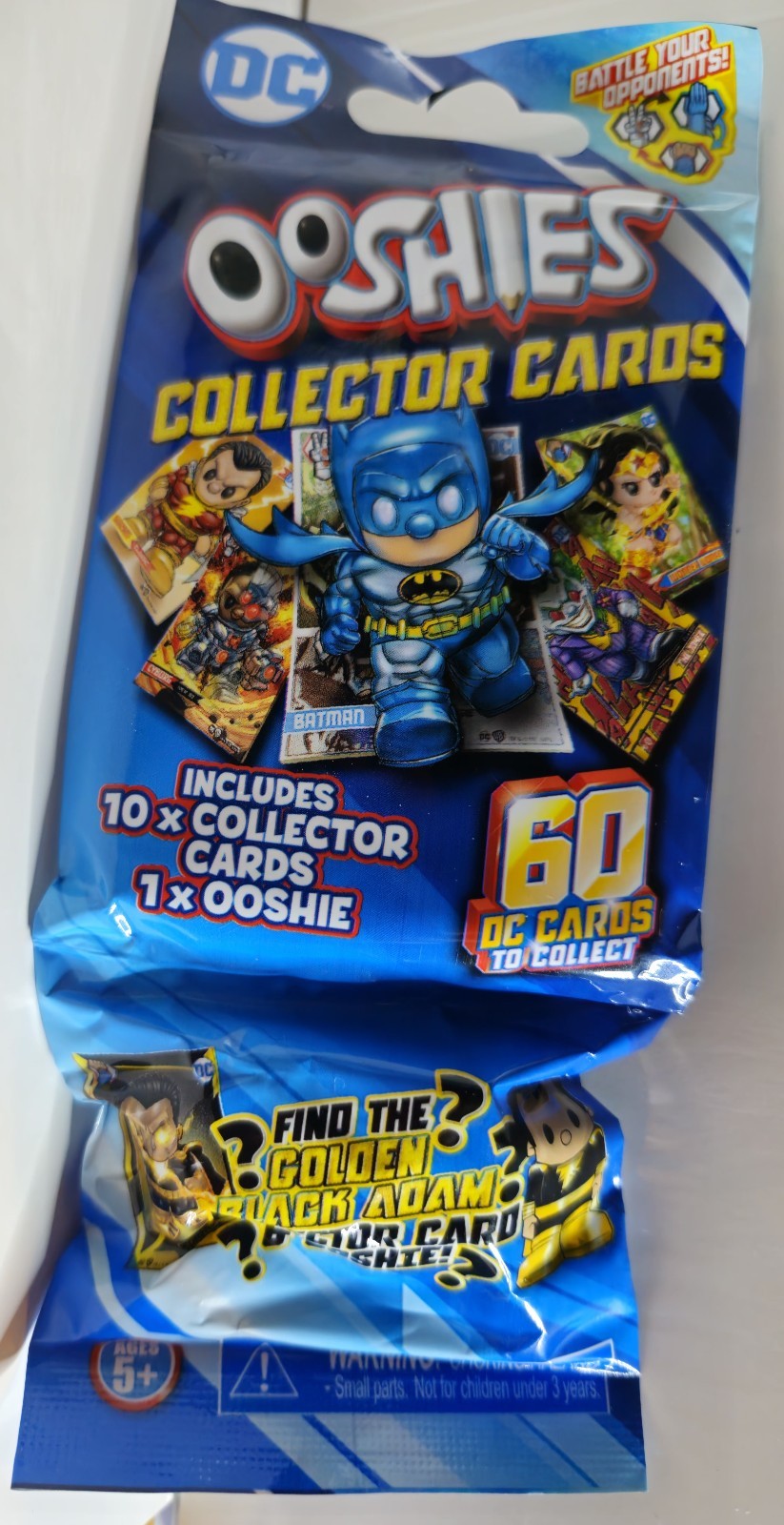DC Ooshies Collector Cards Blind Bag Pack 10 carte 1 figura 2023 Headstart
