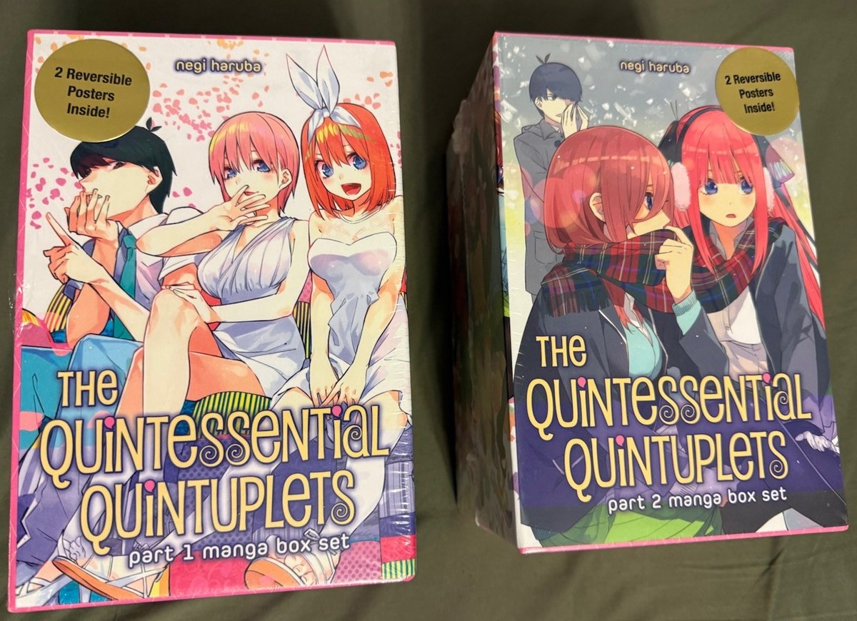 The Quintessential Quintuplets Manga cofanetto 1+2 