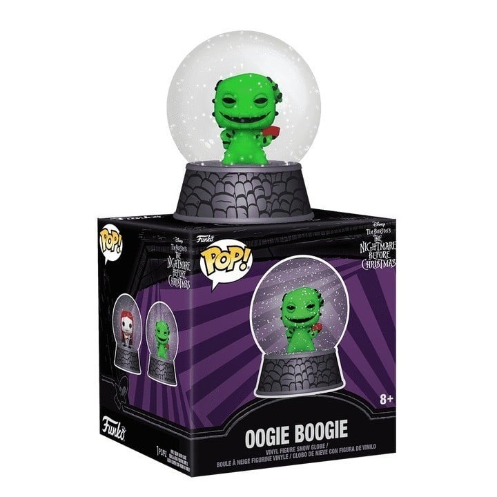 Funko Pop Nightmare Before Christmas Oogie Boogie Mini Snow Globe Figura in vinile