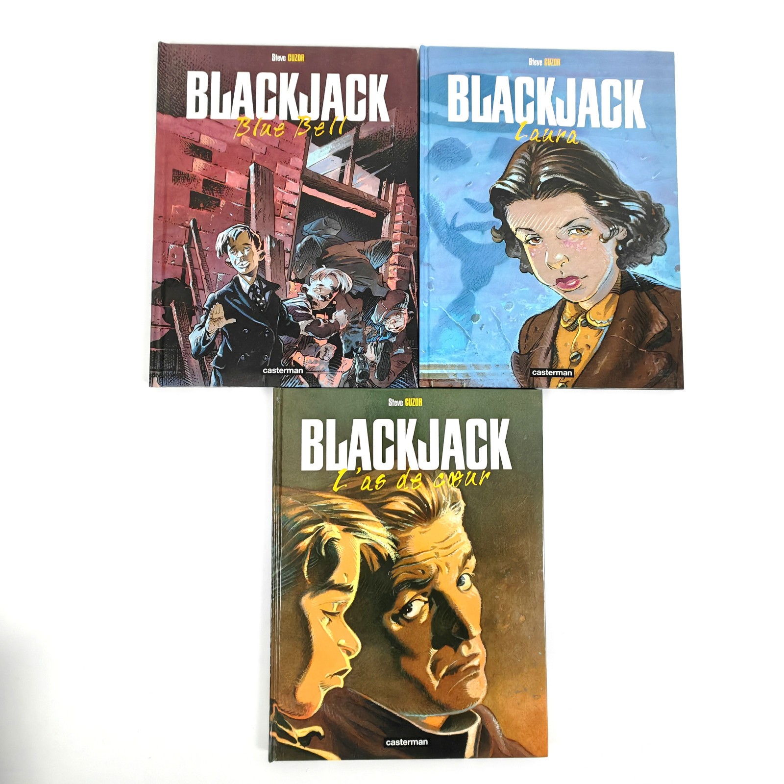 BlackJack Lot 3 BD / Tomes 1 2 3 / Casterman / Steve Cuzor