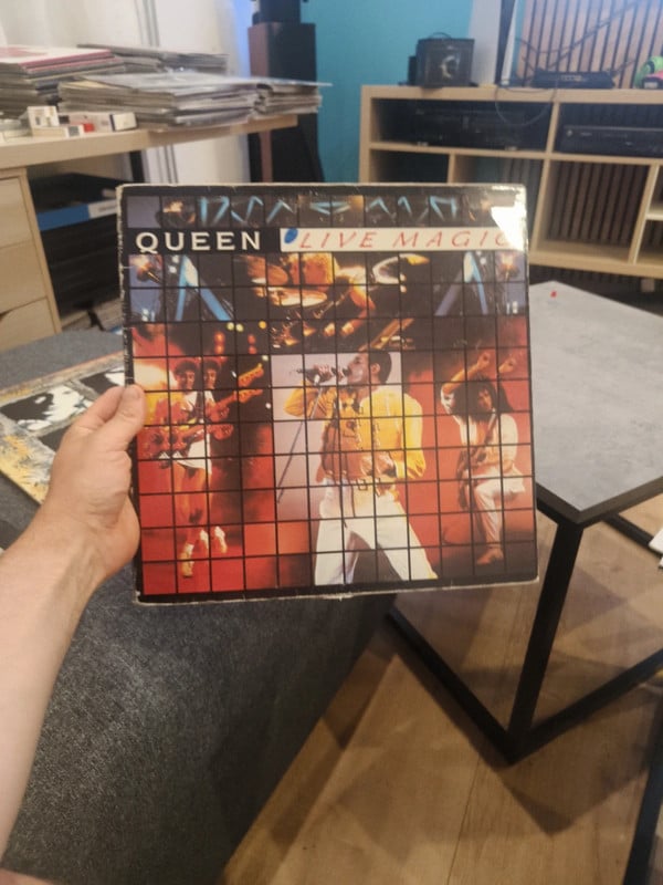 Vynile queen live magic
