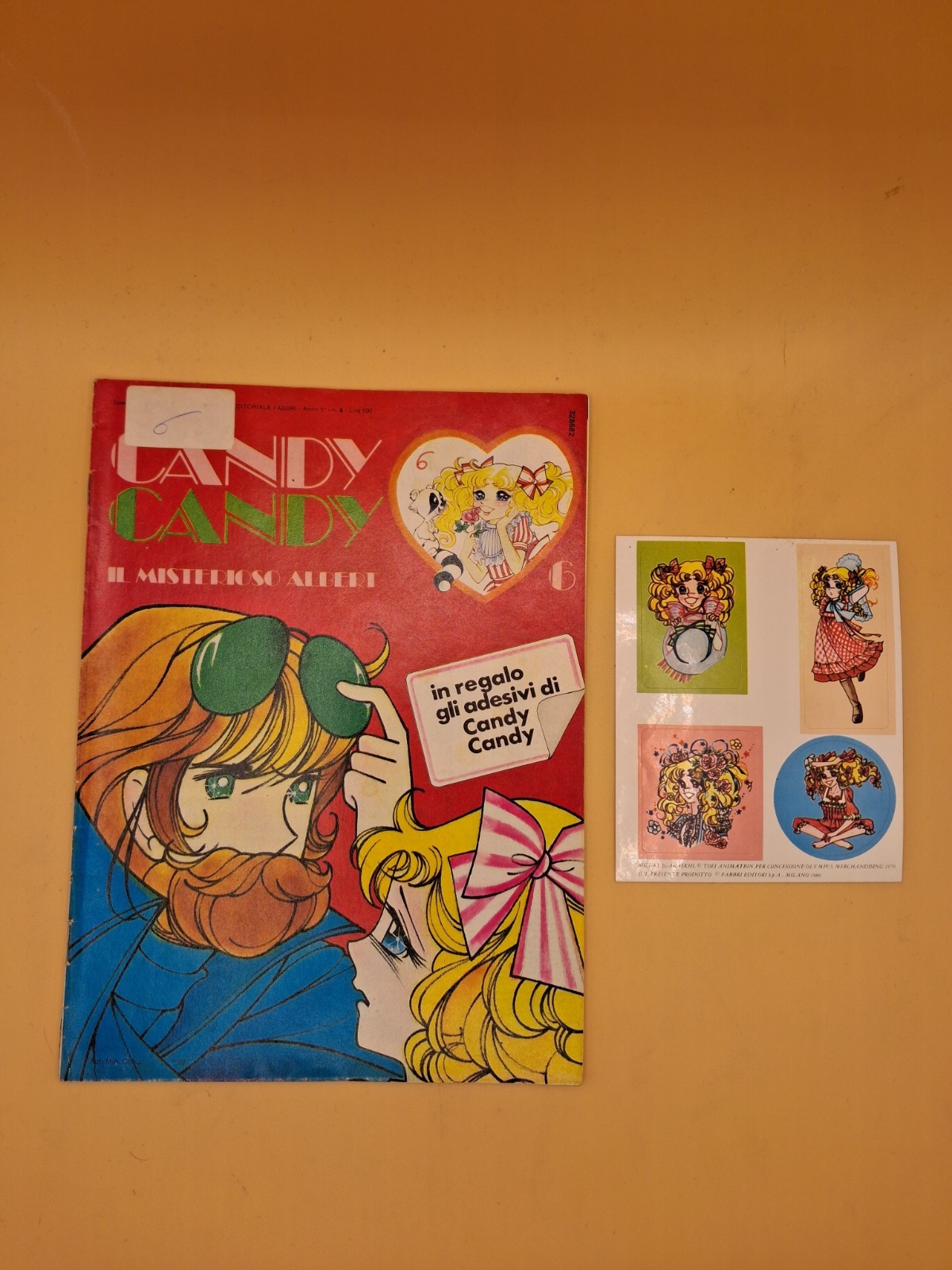 Candy Candy Fabbri, N. 6 Con Adesivi