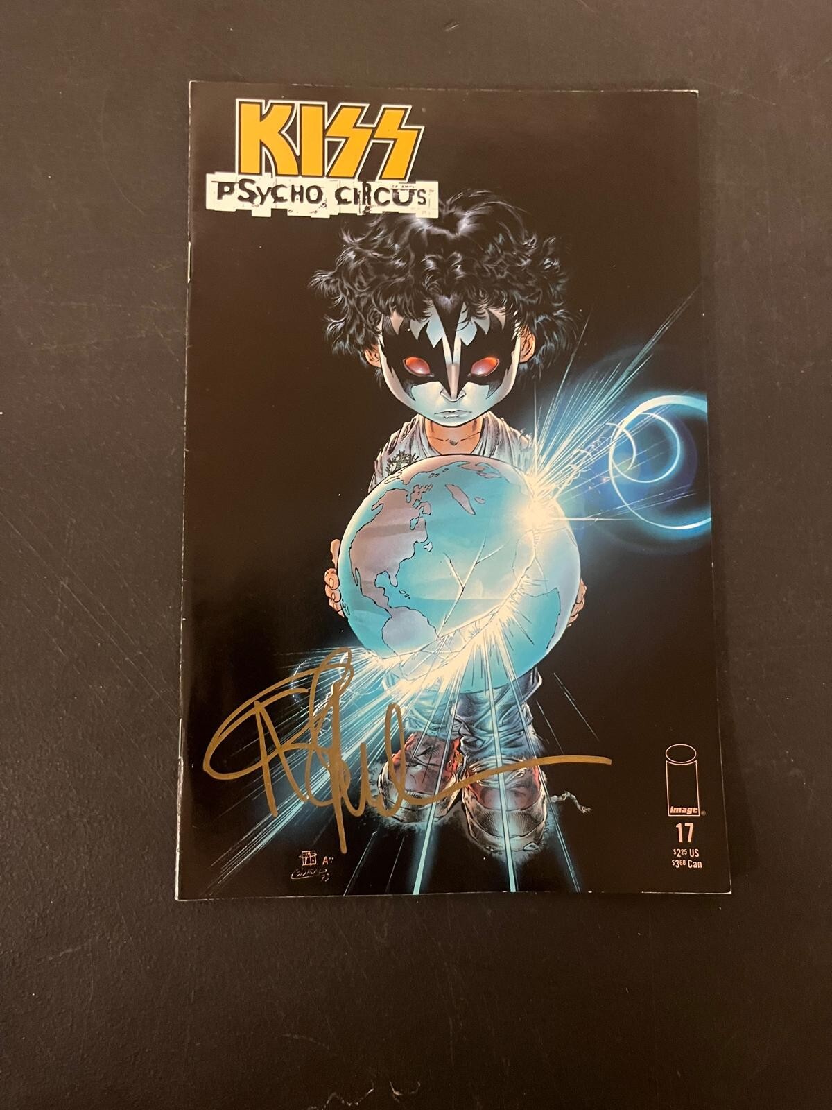 Autografo fumetto KISS Psycho Circus #17 Image Comics 1999
