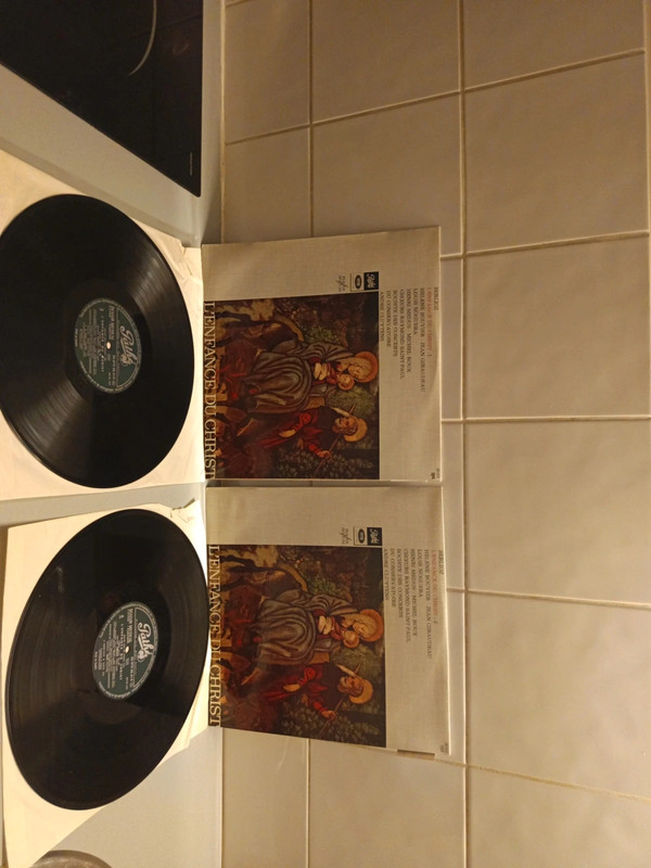 Berlioz coffret 2 vinyles l'enfant du Christ, André cluytens