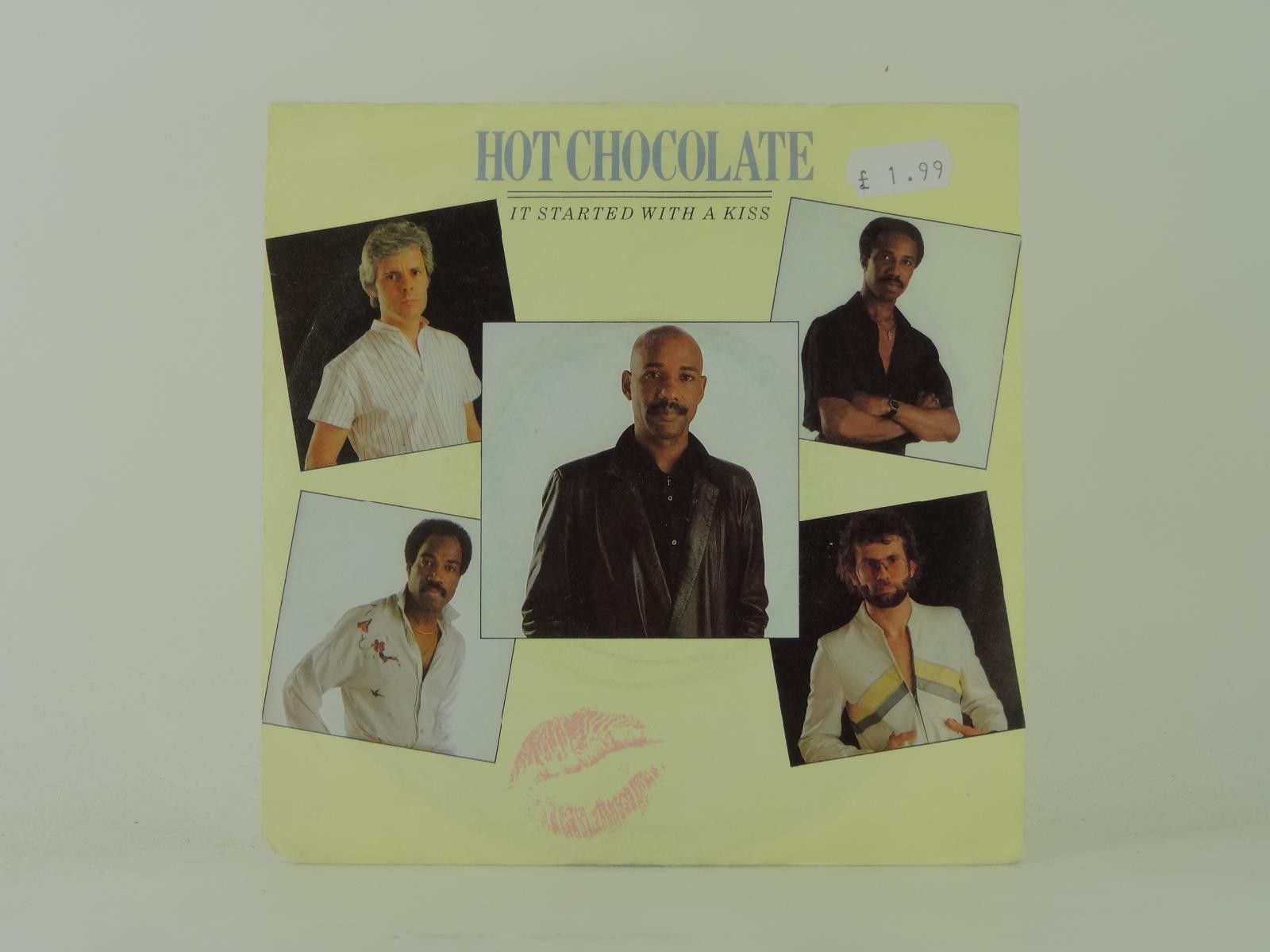 HOT CHOCOLATE IT STARTED WITH A KISS (33) 2 Track 7" Single including Picture Sl
