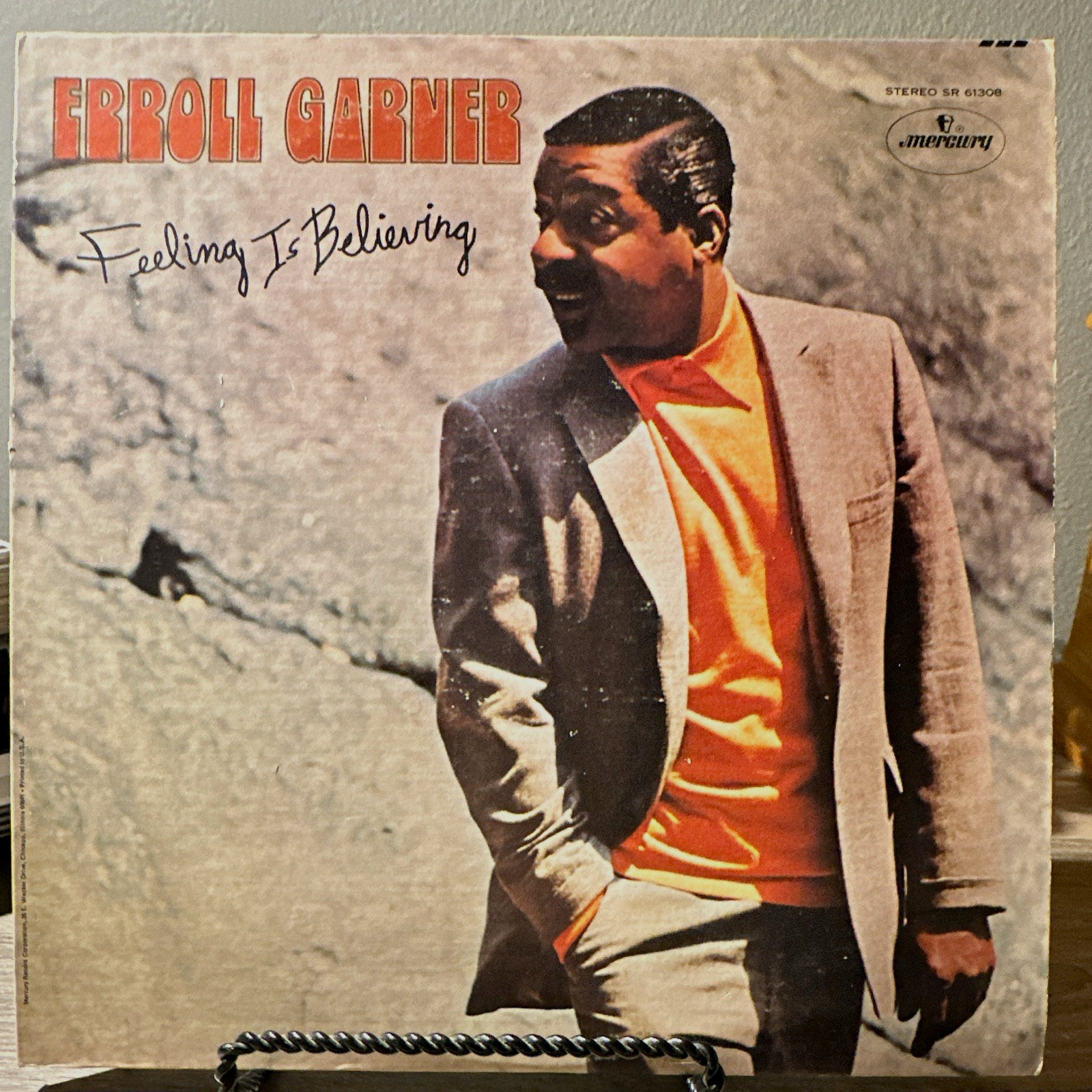 Erroll Garner Feeling Is Believing LP Vinyl Jazz Mercury Stereo SR 61308