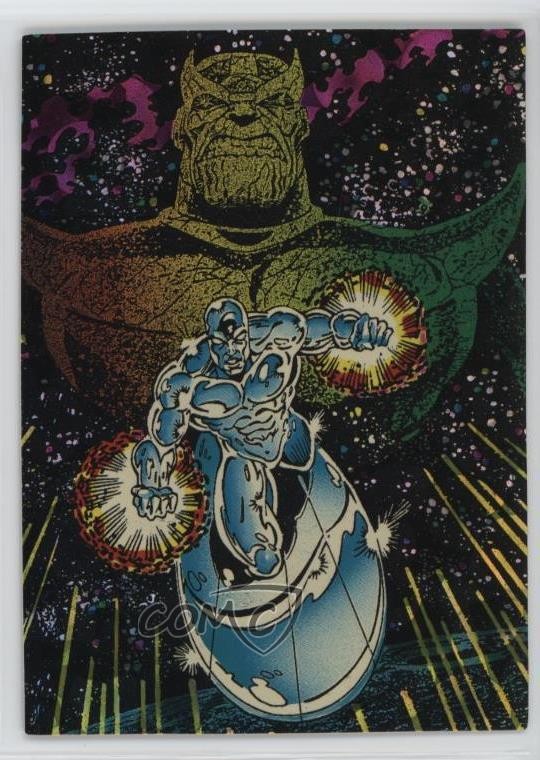 1992 Comic Images Marvel Silver Surfer All-Prism Genocide #45 0b3