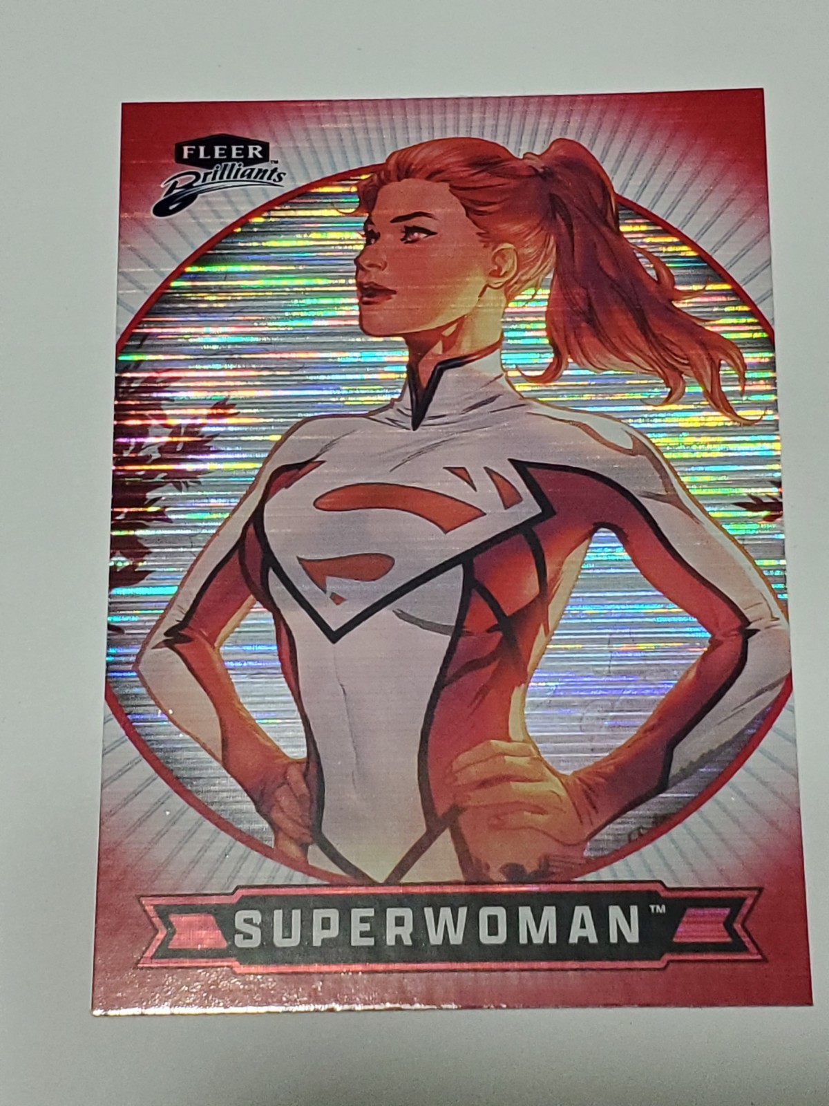 Fleer Brilliants Superman - Superwoman #27 - Red Heat Vision Parallel 1354/1938