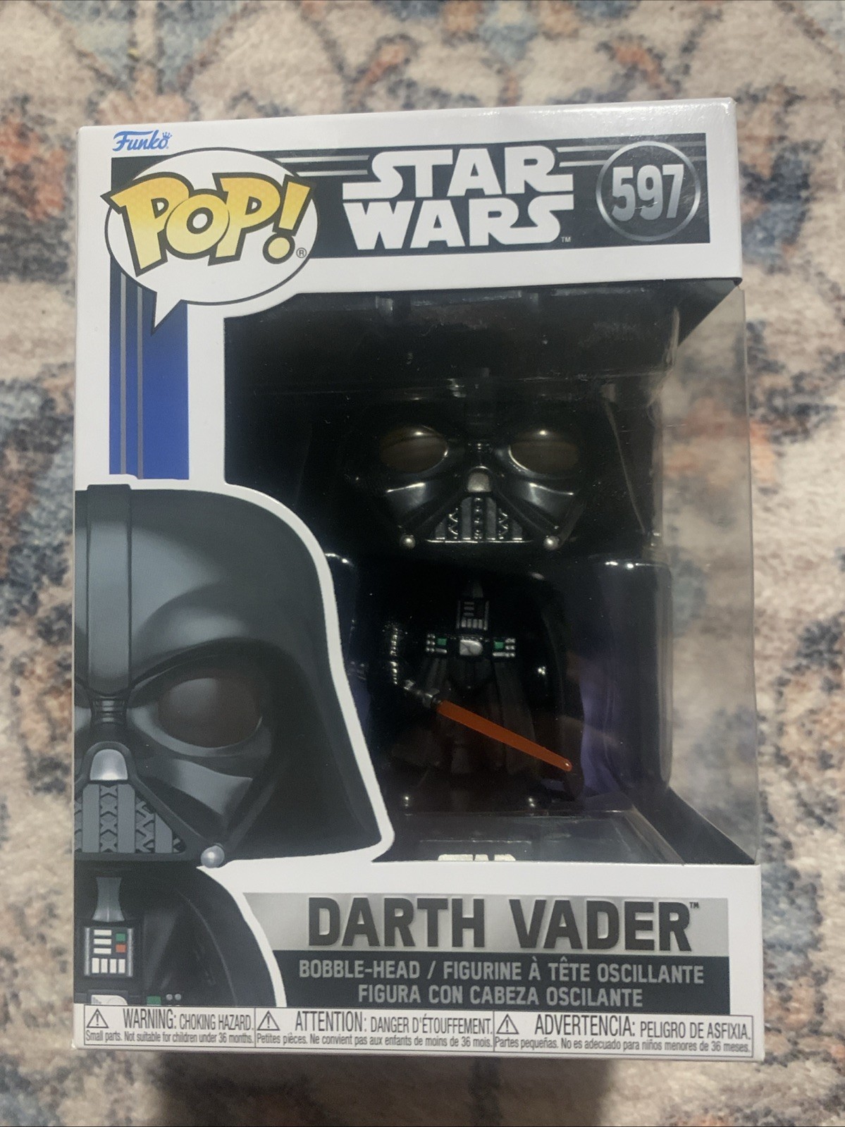 Funko Pop! Star Wars Darth Vader #597 Bobblehead in vinile nuovo classico come nuovo
