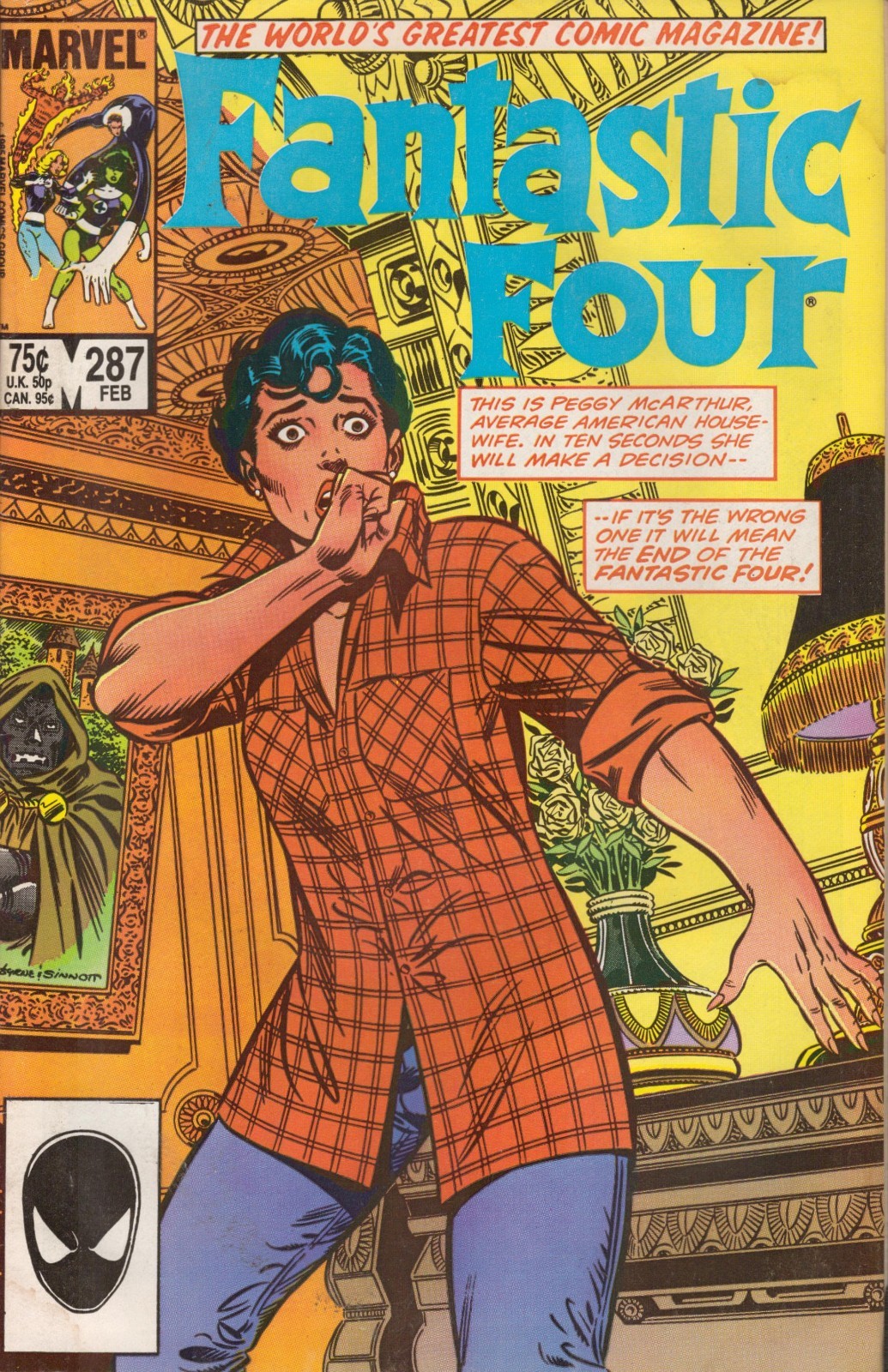 51890: MARVEL FANTASTIC FOUR #287 VG Grade
