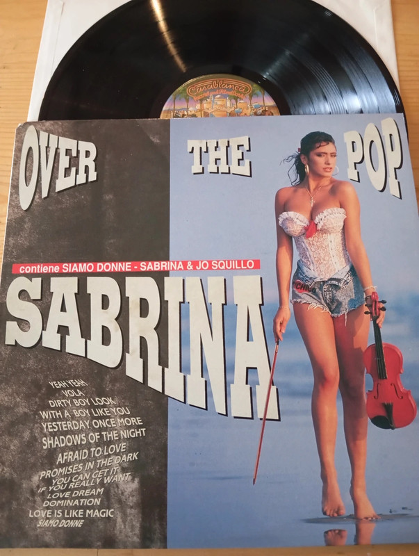 Sabrina - Over The Pop LP Italo disco