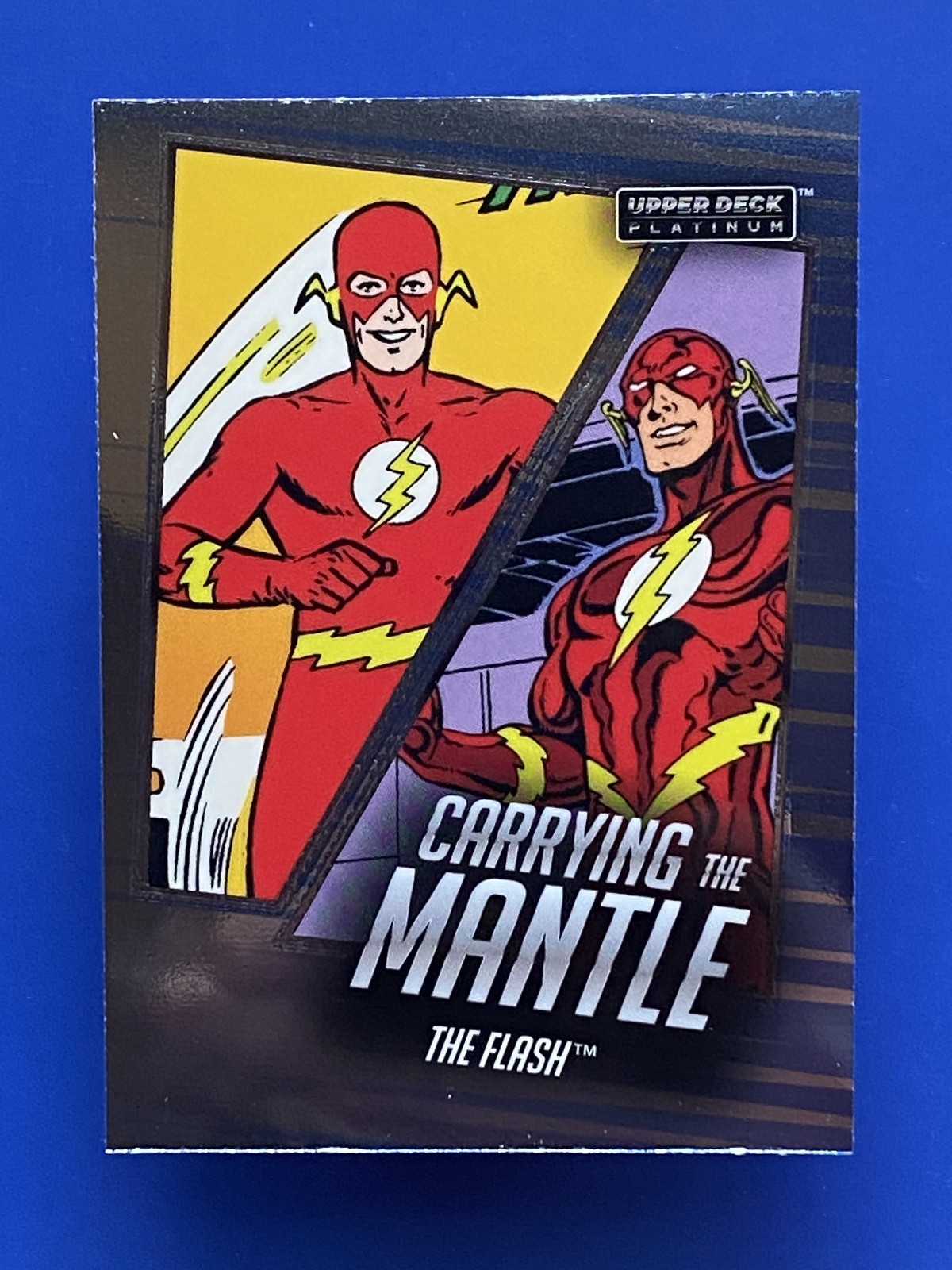 The Flash 2026 Upper Deck Platinum DC Carrying the Mantle #CM2
