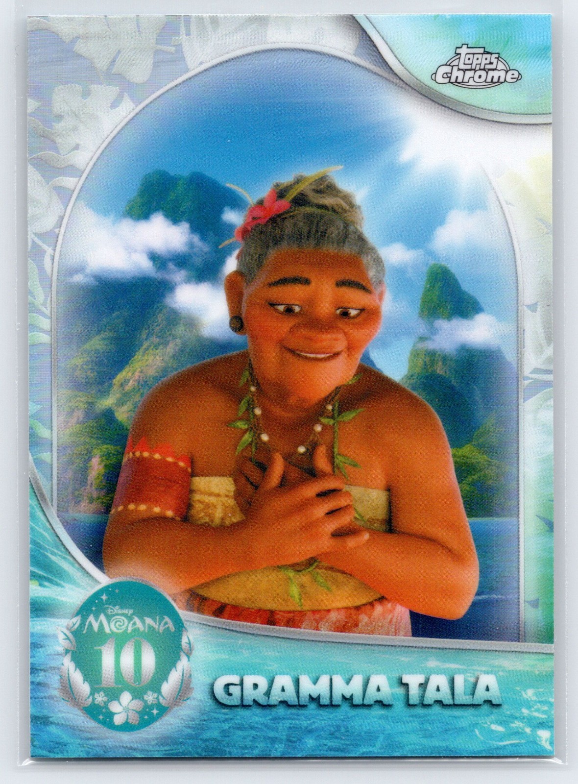 2026 Topps Disney Chrome Moana 10° anniversario Gramma Tala MN-4