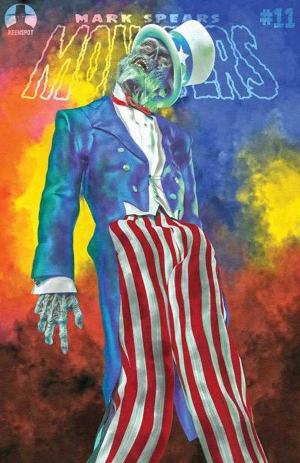 Mark Spears Monsters #11 Cover D Mark Spears variante rossa bianca e morta