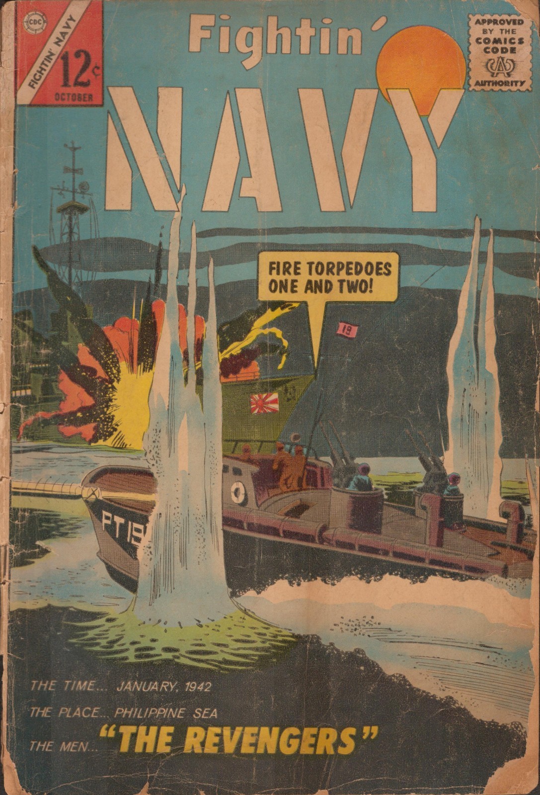 50584: CHARLTON COMICS FIGHTIN' NAVY #117 grado G