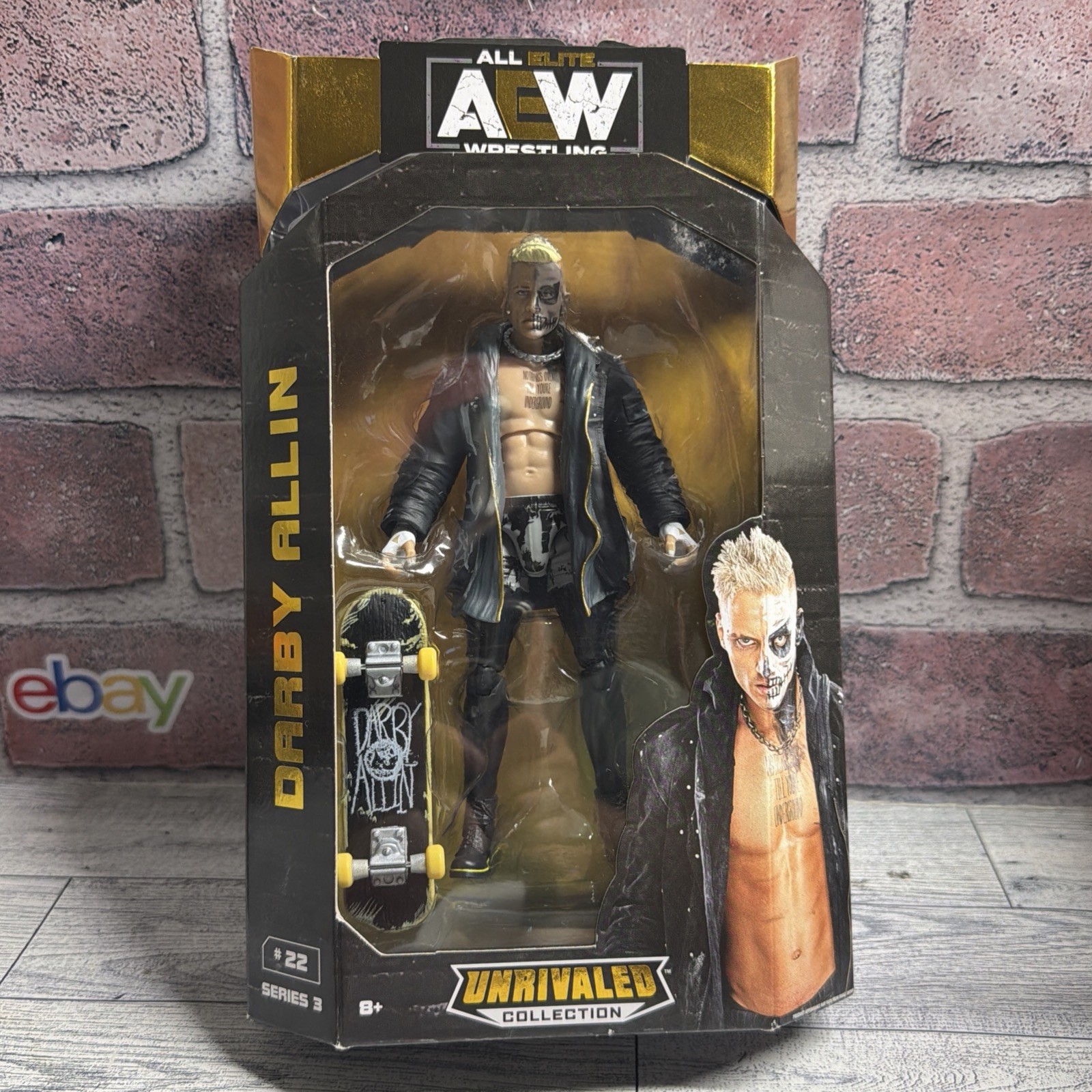 Figurina AEW Unrivaled Series #3 2021: DARBY ALLIN (Fyter Fest 2019) #22