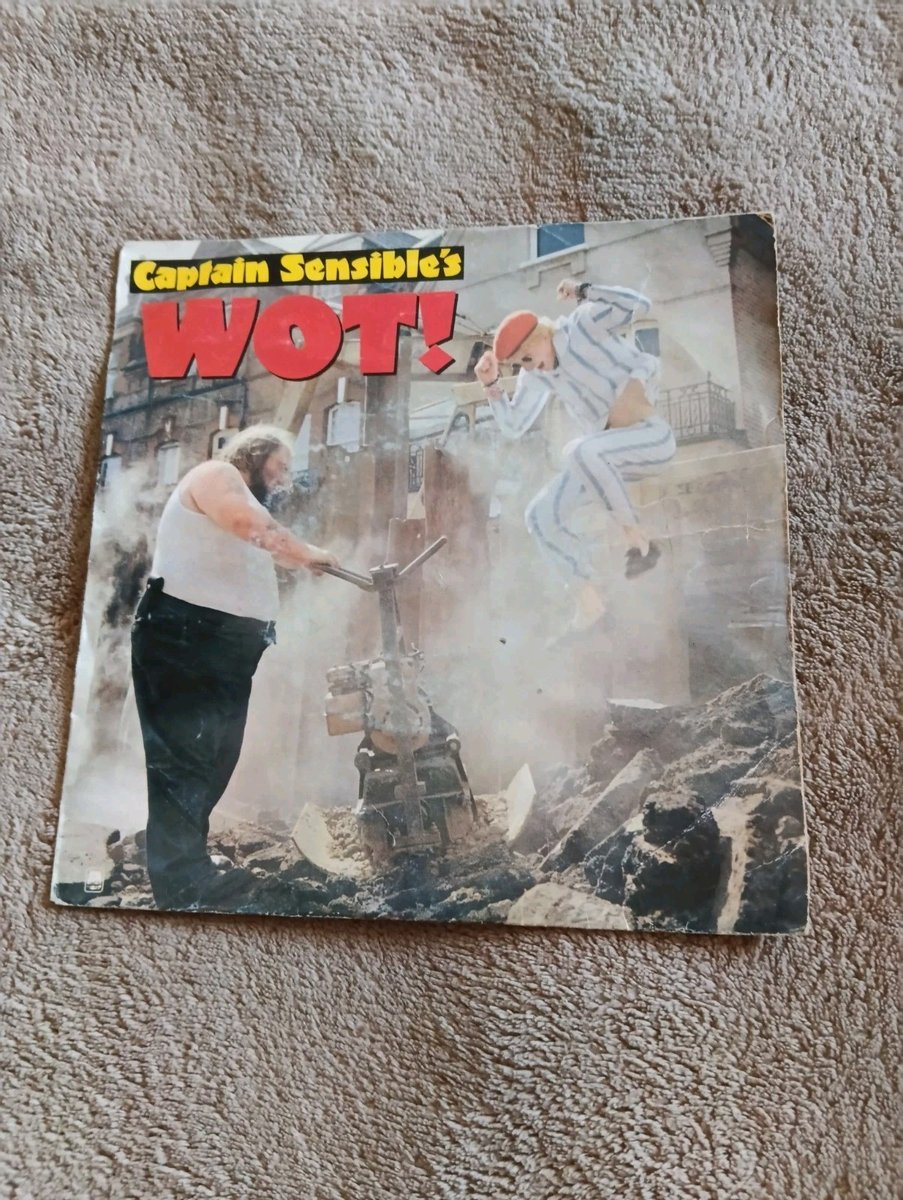 Captain Sensible Wot Single vinyle 45T 17 cm 45 tours Genre Rock