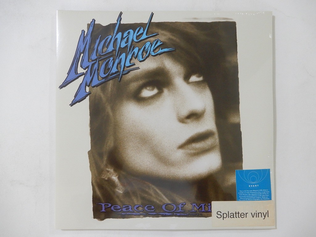 Michael Monroe Peace Of ~ Svart SRE229 Finland sealed,Blue / White Splatter  LP