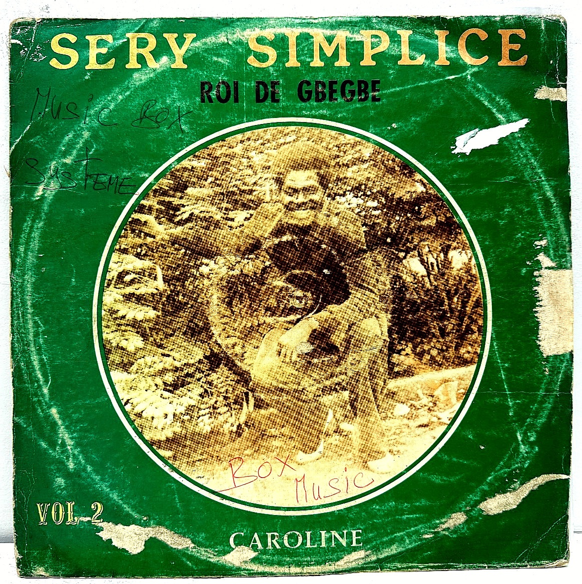 Sery Simplice Caroline Vol 2 Vinyl LP Shakara Music Ivory Coast 1st Press