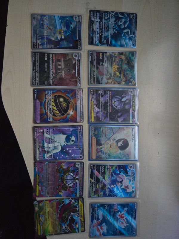 Lotto carte pokémon italiane e giapponesi