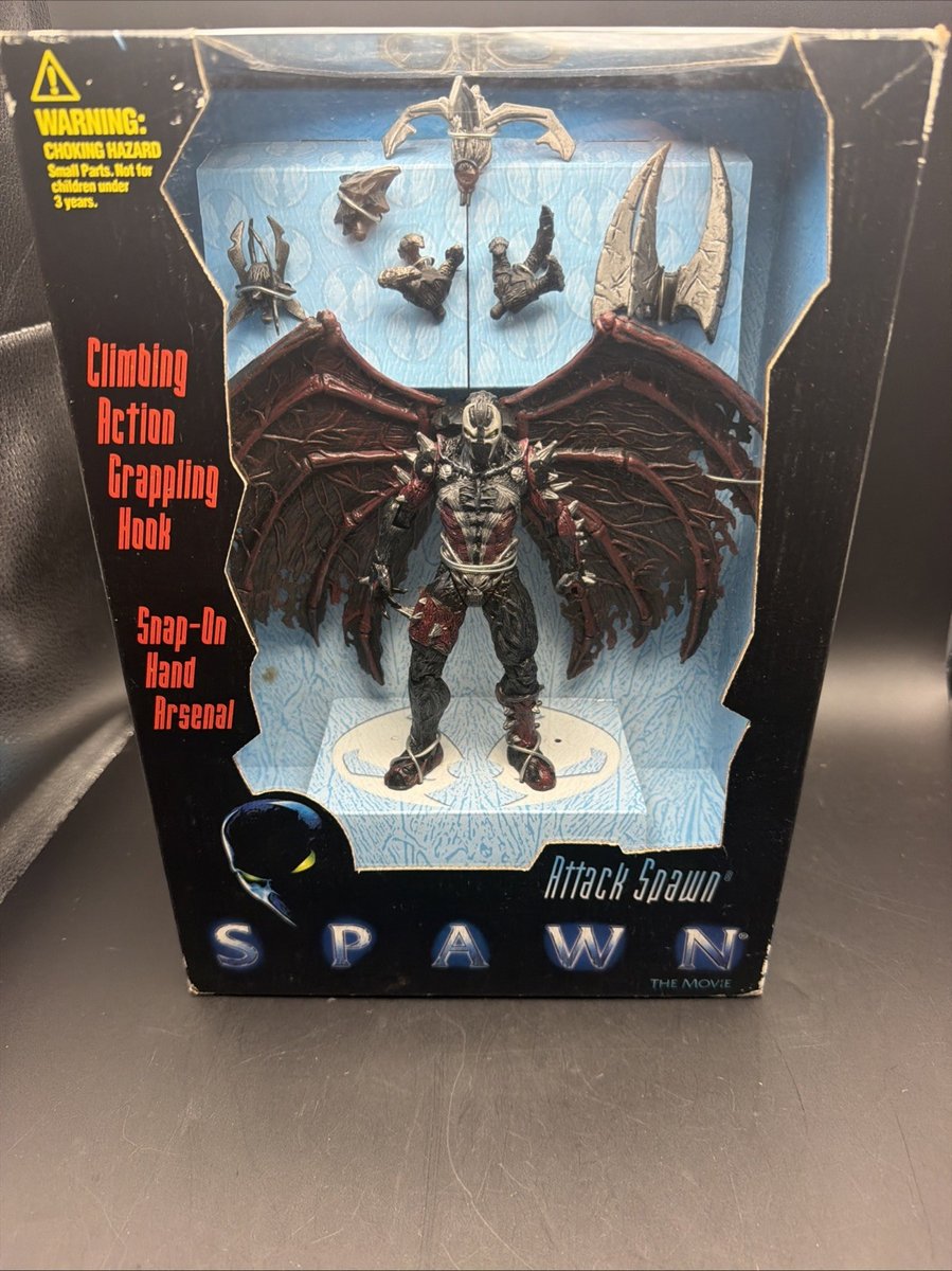 Modellino McFarlane Toys Spawn The Movie Attack Spawn con gancio